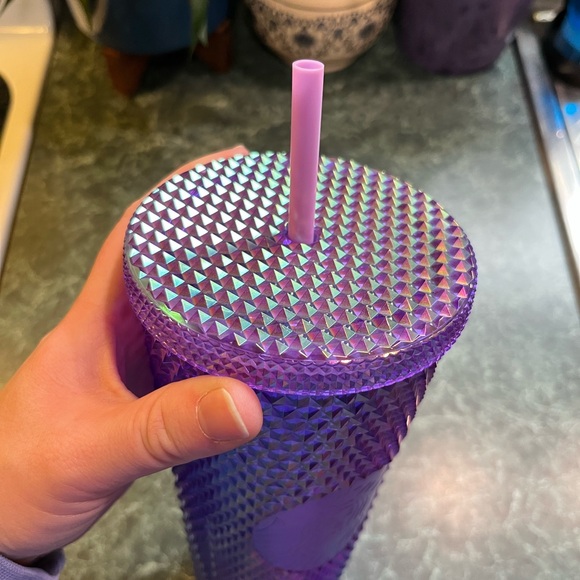 NWOT Starbucks Iridescent Purple 24oz Tumbler - Picture 3 of 3